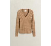 GANT - Classic Zopfstrickpullover WARM KHAKI - Gr. - S