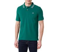 GANT Herren Poloshirt mit Kragenstreifen (XL) DEEP FOREST Grün