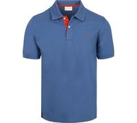 Gant Reg Contrast Rugger Kurzarm-poloshirt M Vintage Blue