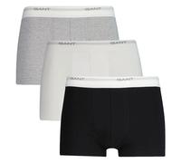 Gant Core Trunk Boxershorts schwarz weiß grau (3 Stück) - XXL