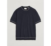 GANT Cotton/Model Knitted T-Shirt Evening Blue Blau L