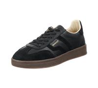 Sneaker GANT "Gant Sneaker Leder", Damen, Gr. 38, schwarz, Leder, Schuhe Sneaker (52008205-38) schwarz