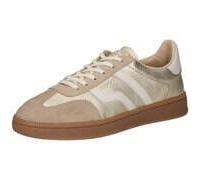 Sneaker GANT "Gant Sneaker Leder", Damen, Gr. 41, gold, Leder, casual, Schuhe (70557305-41) gold