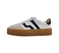 GANT Sneaker Damen Cuzmani Leder Plateausohle Weiß/Schwarz Größe 39