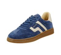 Sneaker GANT "Cuzmo", Herren, Gr. 42, vintage blau, Leder, Veloursleder, colorblocking, Schuhe Sneaker, Retro Sneaker, Schnürschuh mit Lederinnenausstattung (41268248-42) vintage blau