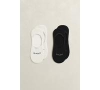 GANT Damen 2er-Pack Invisible Socken (39-41) Schwarz / Weiß