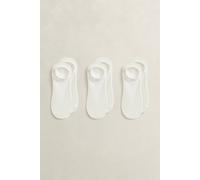 GANT Damen 3er-Pack Kurze Gerippte Socken (39-41) EGGSHELL