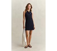 GANT Damen Ärmelloses Piqué-Polokleid (XL) EVENING Blau