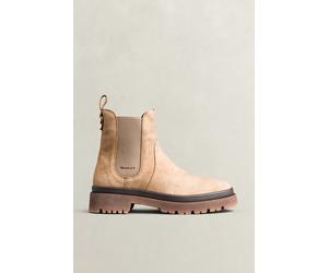 GANT Damen Aligrey Chelsea Boot aus Veloursleder (40) WARM BEIGE