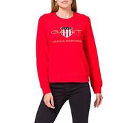 GANT Damen Archive Shield C-Neck Sweat Sweatshirt, Lava RED, M