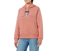 GANT Damen Archive Shield Hoodie Kapuzenpullover, Faded Brick, 3XL