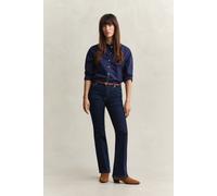 GANT Damen Ausgestellte Slim Fit Stretch-Jeans (26) DARK Blau