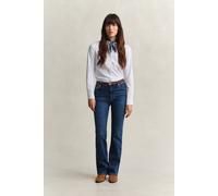 GANT Damen Ausgestellte Slim Fit Stretch-Jeans (26) DARK Blau WORN IN