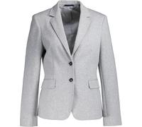 GANT Damen Blazer D1. Jersey Slim Blazer (DE/NL/SE/PL, Numerisch, 40, Regular, Regular, Grey Melange)