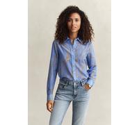 GANT Damen Bluse aus Baumwoll-Seiden-Mix (34) HYDRANGEA Blau