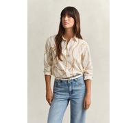 GANT Damen Bluse aus Baumwoll-Voile (40) EGGSHELL