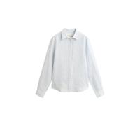 Gant Damen Bluse aus Leinen, bleu, Gr. 46