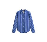 Gant Damen Bluse Regular Fit, blau, Gr. 34