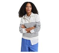 GANT Damen Breton Rib Half Zip Sweat Sweatshirt, Eggshell, XS