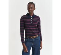 GANT Damen Breton Striped Piqué Langarm-Poloshirt (XL)