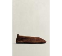 GANT Damen Chadii Ballerina aus Veloursleder (38) DARK Braun