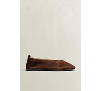 GANT Damen Chadii Ballerina aus Veloursleder (41) DARK Braun
