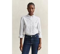 Gant Hemdbluse mit Button-Down-Kragen und Sportmanschetten in Hellblau, Größe 44