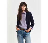 GANT Damen Classic Cotton Cardigan Strickjacke, Evening Blue, Large
