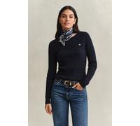 GANT Damen Classic Zopfstrickpullover (XXXL) EVENING Blau