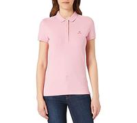 GANT Damen Contrast Collar SS Pique Polohemd, SEA PINK, L