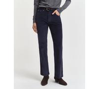 GANT Damen Cordjeans mit ausgestelltem Bein (27) EVENING Blau