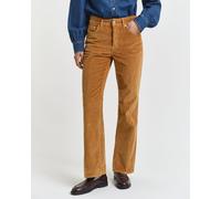 GANT Damen Cordjeans mit ausgestelltem Bein (29) WHISKEY Braun