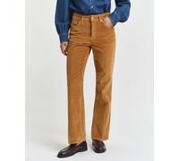 GANT Damen Cordjeans mit ausgestelltem Bein (30) WHISKEY Braun