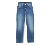 GANT Damen Cropped Slim Jeans, Mid Blue Worn in, 25