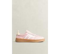 Sneaker GANT "Gant Sneaker Veloursleder/Textil", Damen, Gr. 41, rosa, weiß, Textil, Veloursleder, Schuhe Sneaker (70367862-41) rosa, weiß