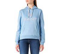 GANT Damen D1. Color Lock UP Hoodie Kapuzenpullover, Azure Blue, XL