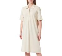 GANT Damen D1. Detail Collar SS Pique Dress Kleid, Desert BEIGE, M