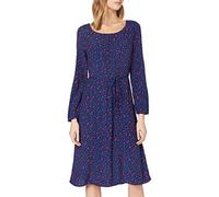GANT Damen D1. Detail Stripe Jersey Dress Kleid, Evening Blue, M