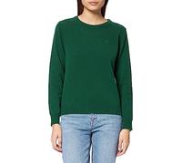 GANT Damen D1. Superfine Lambswool C-Neck Pullover, Forest Green, XL