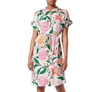 GANT Damen D2. Dahlia Print Dress Kleid, Eggshell, 36