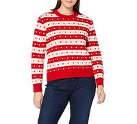 GANT Damen D2. Striped Fairisle Crew Pullover
