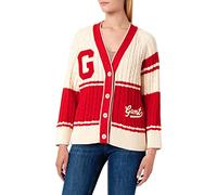 GANT Damen D2 Varsity Cardigan Pullover, Linen, S