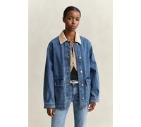 GANT Damen Decker-Jacke aus Jeans (L) MID Blau