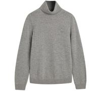 GANT Damen Extrafine Lambswool Rollneck Pullover, Grey Melange, XXL