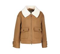Gant Damen Fliegerjacke mit Wolle, nougat, Gr. XS