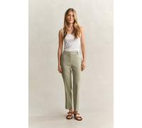 GANT Damen Formelle Stretch-Hose aus Leinen (34) COUNTRY BEIGE