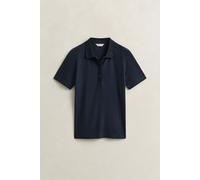 GANT Damen Geripptes Poloshirt (M) EVENING Blau