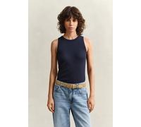 GANT Damen Geripptes Tanktop (L) EVENING Blau
