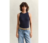 GANT Damen Geripptes Tanktop (M) EVENING Blau