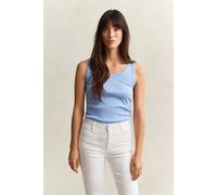 GANT Damen Geripptes Tanktop (XL) HYDRANGEA Blau